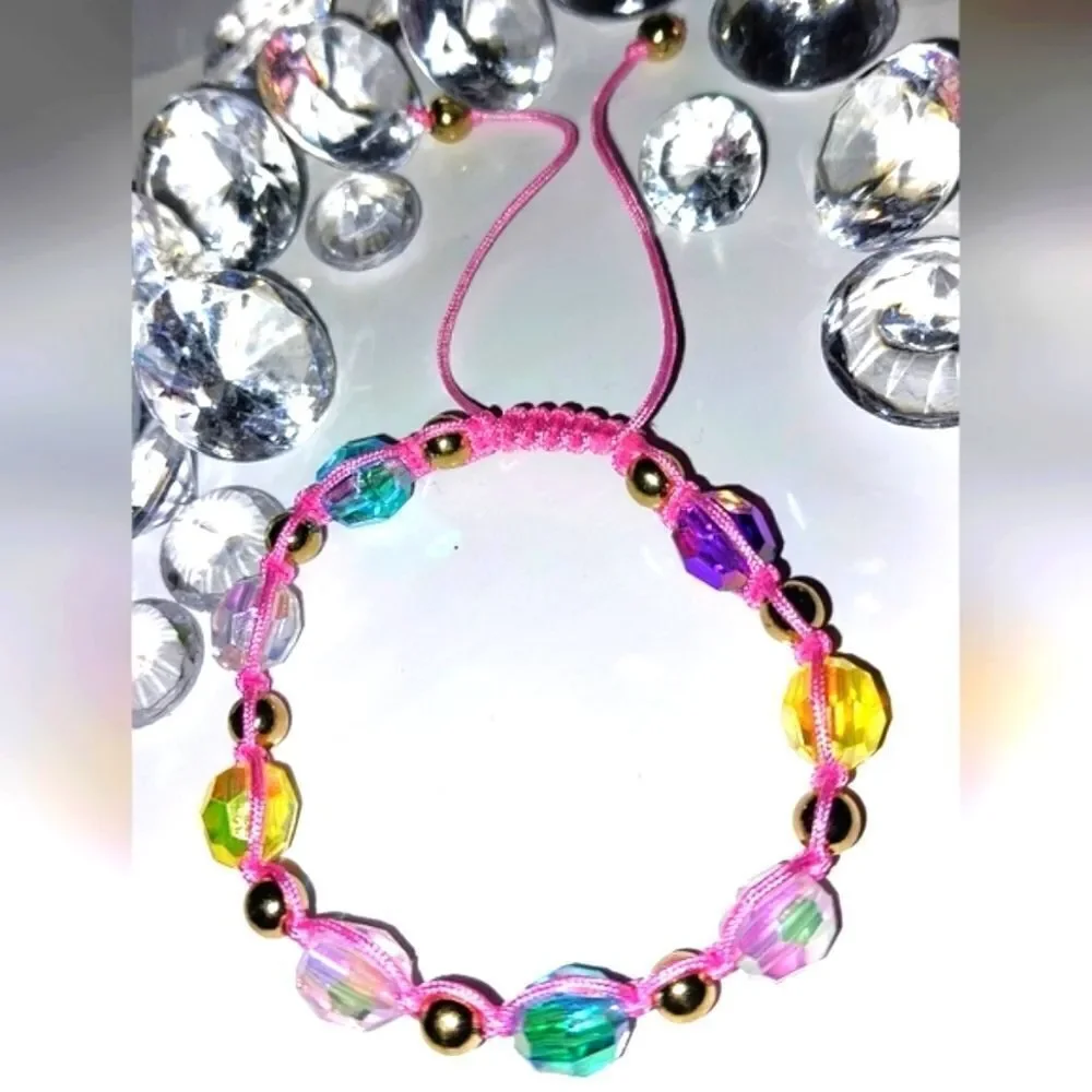Beautiful Youth Girls adjustable beaded bracelet